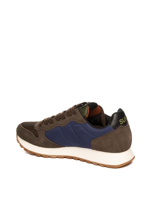 Dark brown jaki bicolor sneaker SUN 68 | BZ44114JAKI BICOLOR-08